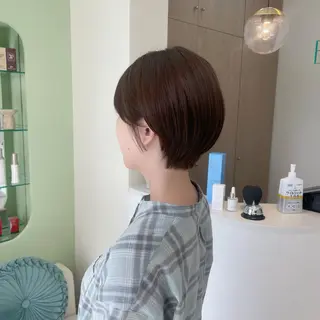 ショート カラー 🫧透明感カラー🫧 古川穂果のヘアスタイル