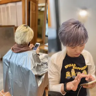 ショート カラー 木村丈晴✂️ご来店 お待ちしてます😊のヘアスタイル