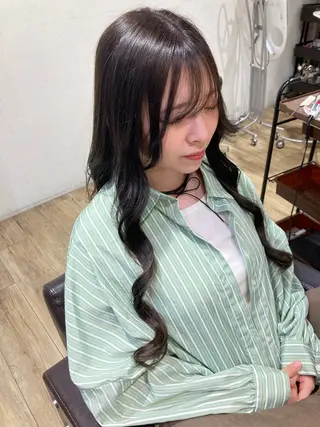 ロング 川畑 心子のヘアスタイル