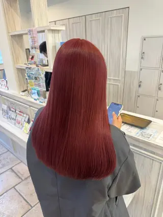 ロング カラー Yamaoka Mikuのヘアスタイル