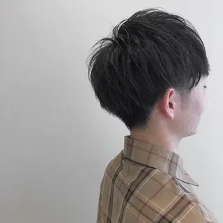 メンズ 🍋透け感カラー🍃 オリーブ🍐Kahoのヘアスタイル