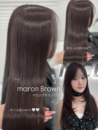 ロング カラー 上品モテヘア🩶 karen🩶のヘアスタイル