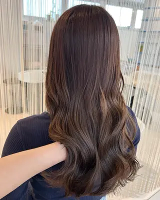 ロング カラー なつき/艶ピンク/ girly hairのヘアスタイル
