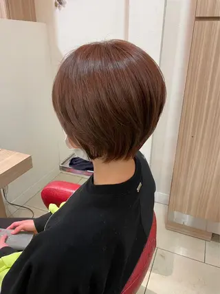 カラー ナチュラルヘア 神田一瑳のヘアスタイル