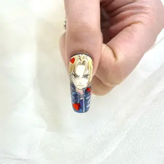 ロング 池袋痛ネイル Nok. 渡辺のネイルデザイン