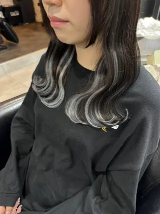 ミディアム sayaka 池袋店/カットモデルのヘアスタイル