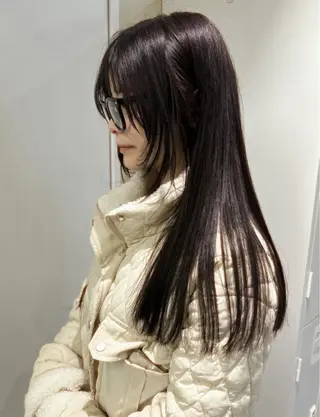 セミロング カラー ヘアアレンジ 💟Opus // Mizuki🐕のヘアスタイル