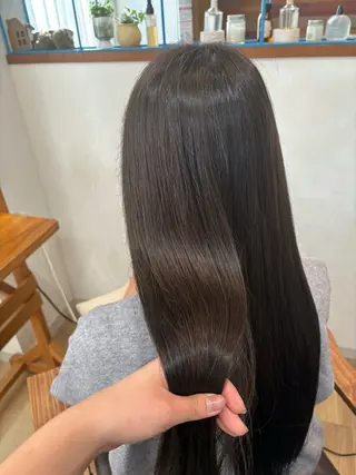 ロング カラー RINNO🌷透明感 カラー/髪質改善のヘアスタイル