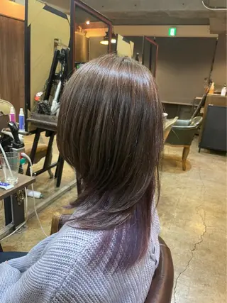セミロング ISUTA　中村 翔のヘアスタイル
