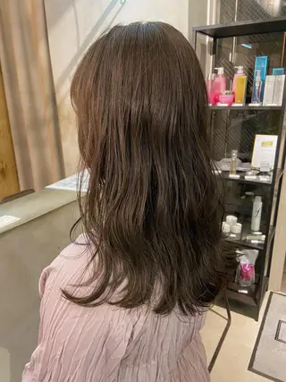 ミディアム カラー 白髪ぼかし/ショート /ミニボブだいじのヘアスタイル