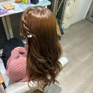 ヘアアレンジ ゆ ののヘアスタイル