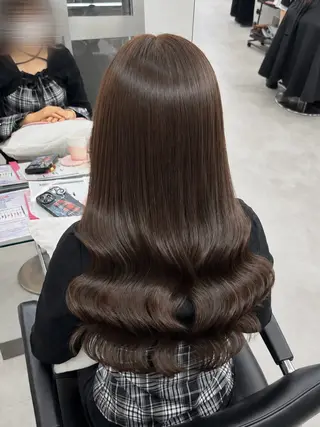 ロング カラー ヘアアレンジ メンズ 羽エク指名No1✨️ シールエク🌙しぇるのヘアスタイル