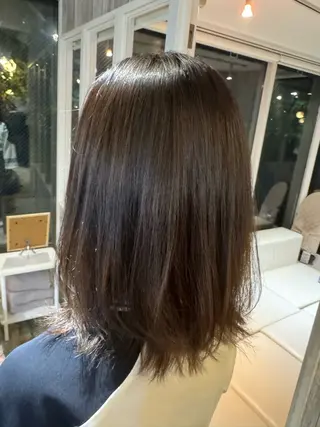 ミディアム 髪質改善/イルミナ /ショート/林美里のヘアスタイル