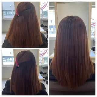 ミディアム カラー PutiLuca 浅川のヘアスタイル