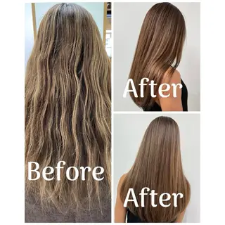 ロング ナオイ ユウキのヘアスタイル