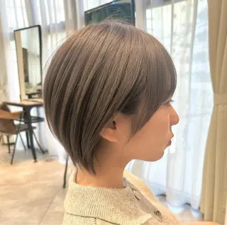 ショート カラー ショート上手い人/ 銀座/なかじのヘアスタイル