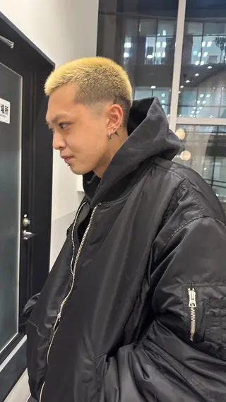 ショート カラー メンズ 渋谷メンズショート 特化🥋 渡邊健流のヘアスタイル
