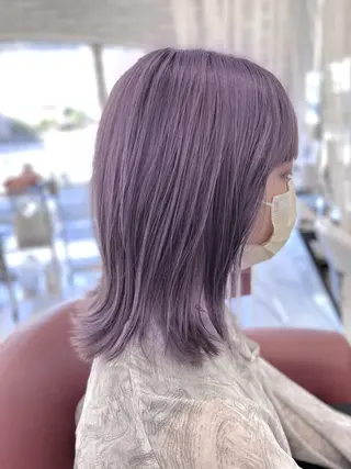 ミディアム カラー 【髪質改善×カラー】 QUALIS沓掛貴浩のヘアスタイル