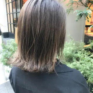 ミディアム LOMA🇰🇷 銀座クボタのヘアスタイル