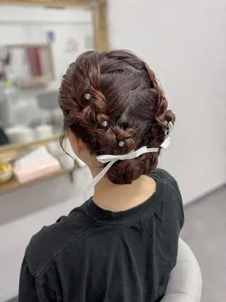 ロング ヘアアレンジ ⭐︎moe 【ヘアメイク🧸】のヘアスタイル