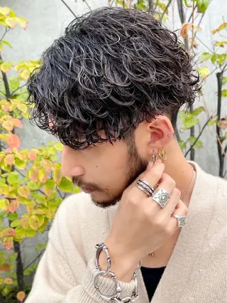 ショート パーマ fifth/メンズ/ シャドウパーマ/星七のヘアスタイル