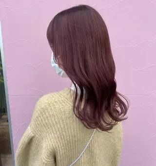 カラー ブリーチ/ヘアセット /渋谷/ひなた🎀のヘアスタイル