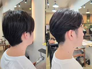 ショート パーマ メンズ 野村 果音(カノン)のヘアスタイル