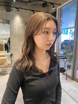 ロング カラー mina🪐立川駅/ 無料ショートカットのヘアスタイル