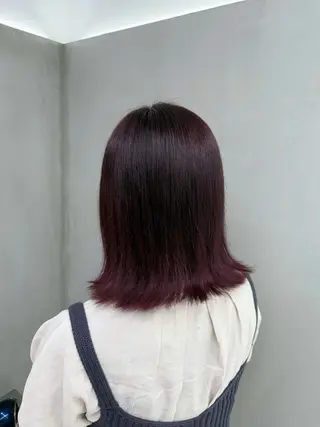セミロング カラー 🤍haruna 🤍SUIのヘアスタイル