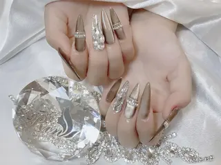 ネイル メンズ りん/韓国ネイル/ 長さ出し専門店のネイルデザイン