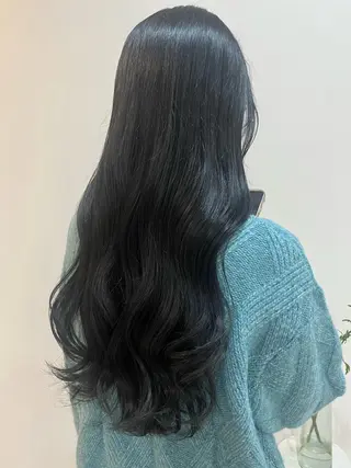 ロング 加藤 明香里のヘアスタイル