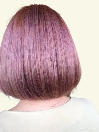 ミディアム カラー hair works raptureのヘアスタイル