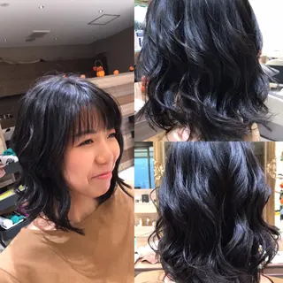 ミディアム ヘアアレンジ KOOKI スティードトーキョーのヘアスタイル