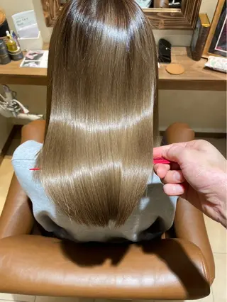 ミディアム end roll りんのヘアスタイル