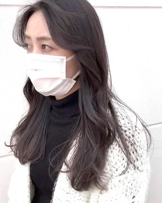 ロング カラー クドウレイ fifth神南のヘアスタイル
