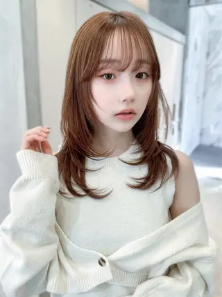 ミディアム 久米 春輝のヘアスタイル