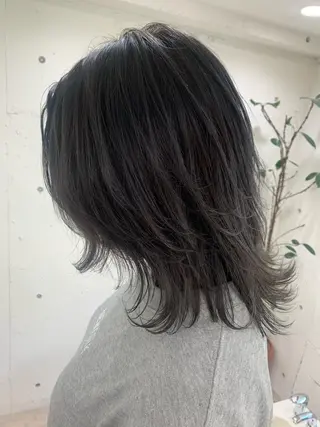 ミディアム カラー 🍑艶髪✖️暖色系 ✨momoka🍑のヘアスタイル