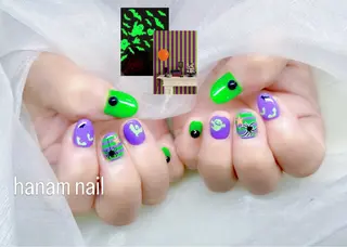 ネイル hanam nail 🌿🩵ハナムネイルのネイルデザイン