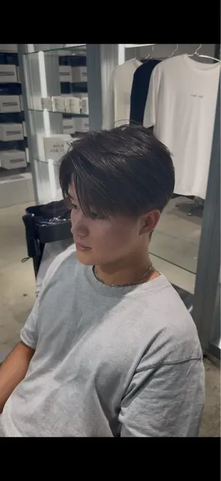 パーマ メンズ メンズ特化曲がる縮毛 飛義のヘアスタイル