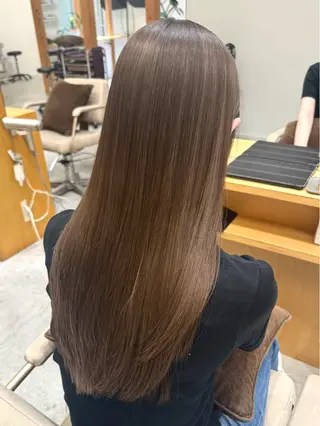 ロング カラー 中西 倖 美髪カラー /透明感カラーのヘアスタイル