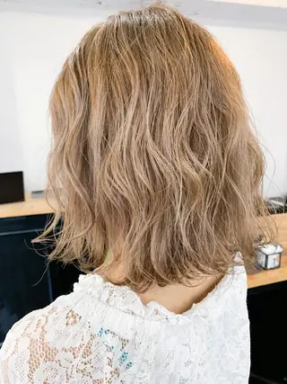 ミディアム 初めてでも失敗しない 透明感カラー Miiのヘアスタイル