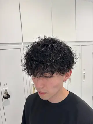 ショート パーマ メンズ メンズ特化 メンズパーマ杉本のヘアスタイル
