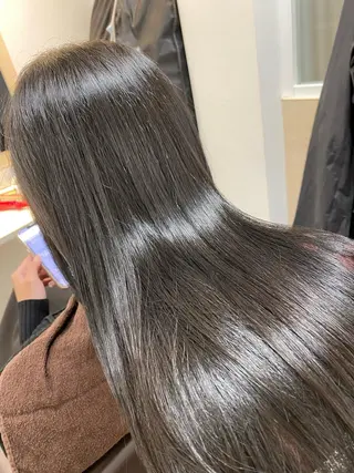 ロング カラー デジタルパーマ💫/ 似合わせカット✂️のヘアスタイル