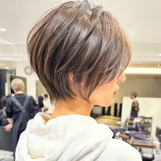 ショート ✨大人ショート専門 カットモデル/銀座のヘアスタイル