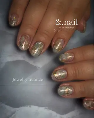ネイル &.nail/ ニュアンス/持込み可のネイルデザイン