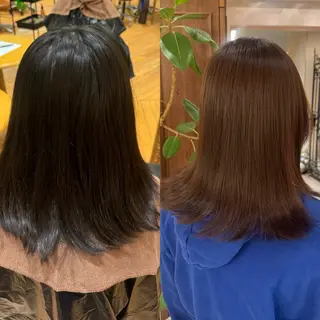 カラー 北島 菜々美のヘアスタイル