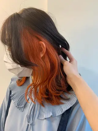 ミディアム カラー 🌛ダブルカラー 🌜SAYAKAのヘアスタイル