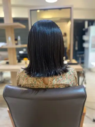 ミディアム ヨシダ フミノリのヘアスタイル