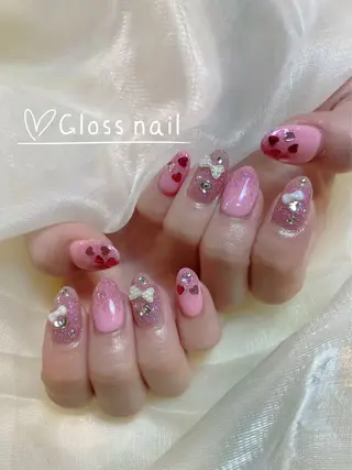 ネイル miho🍎 Gloss nailのネイルデザイン