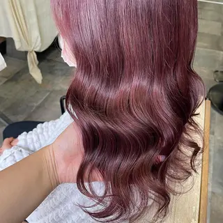 ミディアム カラー 吉村 夏椰のヘアスタイル